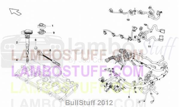 2012 Lamborghini GALLARDO BLANCPAIN - STS JAPAN SYSTEM IGNITION (905.02.00)